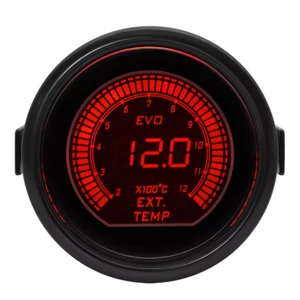 2" 52mm Universal Exhaust Gas Temperature Gauge 200-1200℃ Digital Red & Blue LED - Picture 1 of 18