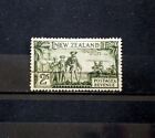New Zealand 1935 SG568 2 shilling Olive-Green, FU. (B2493)