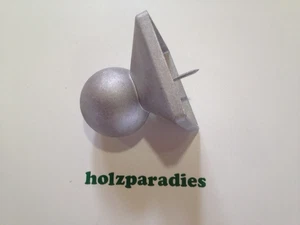 Pfostenkappen Kugel Ball aus Alu Druckguss 9 x 9 cm 90 x 90 mm Pfostenkappe - Bild 1 von 2