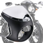 For Harley Cafe Racer Retro 7" Motorcycle Headlight Fairing Windshield Hareness