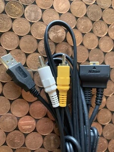 Genuine NIKON Coolpix OEM USB RCA AV Audio Video Data Transfer Cable TDK ZCAT - Photo 1 sur 4