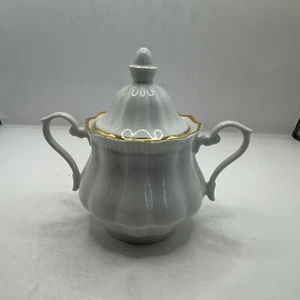 Southington by Baum - Empire - Sugar Bowl with Lid - 5 1/2" x 5" Tall - Picture 1 of 6