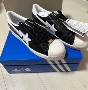JQ3666 atmos A BATHING APE adidas Originals SSTR 5 Core Black Footwear Size 10.5 - Picture 1 of 5