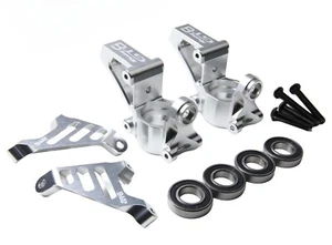 GTB Metal Baja Front Wheel Hub Carrier Steering Parts for HPI KM Rovan 5b ss 5sc - Picture 1 of 3