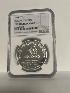 PF70 1997 P Botanic Gardens Commemorative Proof Silver Dollar NGC * - Picture 1 of 2