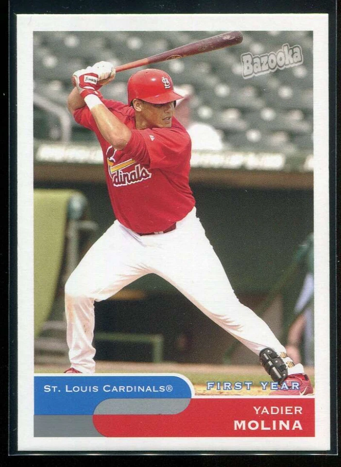 2004 Bazooka 275a Yadier Molina w/ Bat FY Rookie - Image 1 of 1