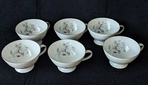 6 Vintage PMR Bavaria Jaeger & Co "Rosemont" Teetassen. Made In Germany 1886. - Bild 1 von 9