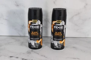 2 Pack Axe Fine Fragrance Body Sprays - Black Vanilla - 4 OZ - Picture 1 of 3