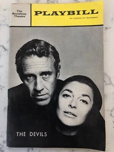 The Devils 1965 Anne Bancroft Jason Robards Vintage Playbill - Picture 1 of 6