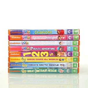 Dora The Explorer & Diego 8x DVD Bundle Lot | Region 4 | Free Post - Picture 1 of 1