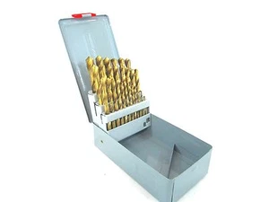 29Pc HSS Tin Coated Drill Bit Set 118 Degree - Picture 1 of 4