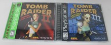 TOMB RAIDER II GREATEST HITS & III GAME LOT  - PLAYSTATION 1 - COMPLETE