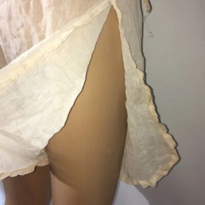 Antique Linen Shorts Tap Pants Bloomers Panties Pettipants - Image 1 of 4