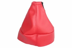 Fits Datsun 240z, 260z, 280z Real Leather Manual Shift Boot Red - Imagen 1 de 5