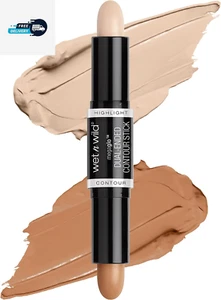 WET N WILD Megaglo Dual-Ended Contour Stick - Medium/Tan - Picture 1 of 12