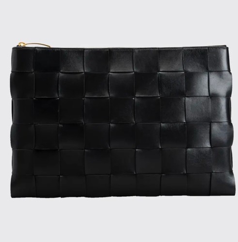 Pochette pochette Bottega Veneta grande intrecciata Napa NUOVA! Risparmi il 40%