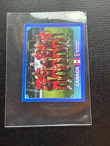 Panini FIFA World Cup Qatar 2022 Stickers CANADA TEAM BLUE PARALLEL - Picture 1 of 2