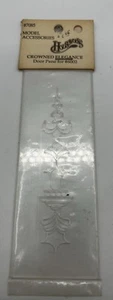 Casa de muñecas coronada elegancia para panel exterior puerta delantera grabado 1:12 - Imagen 1 de 4