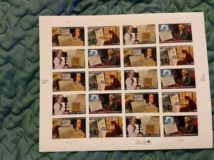 #4021-4024 MNH, BENJAMIN FRANKLIN-POSTMASTER Sheet, 39 Cent, FV $7.80 (2006) - Picture 1 of 2