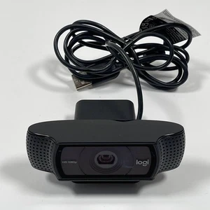 Logitech HD Pro Webcam C920, Widescreen Video Calling and Recording, 1080p Camer - Zdjęcie 1 z 2