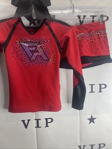 Cheerleading Uniform Allstars Cheer Youth Large - Picture 1 of 9