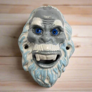 Yeti Abominable Snowman Cast Iron Wall Mounted Bottle Opener (4.75" x 3.5") - Picture 1 of 4