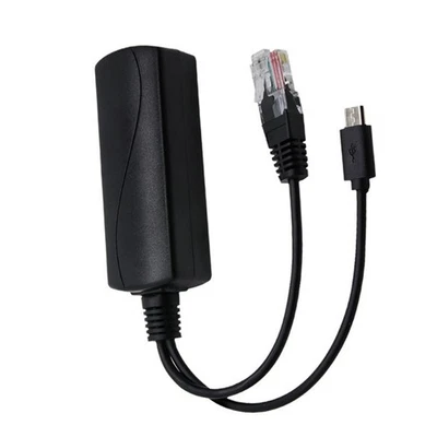 Active PoE Splitter 48V to 5V 2A USB Micro Female 802.3af Power Over Ethernet - Image 1 of 4