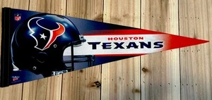 Houston Texans Full Size Felt Pennant 12" X 30" Wincraft NFL 🔥 - Picture 1 of 4