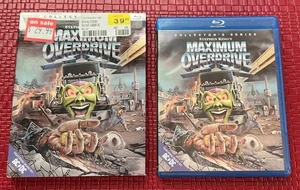 MAXIMUM OVERDRIVE Blu-Ray + RARE Slipcover Vestron Collector's Edition AC/DC - Picture 1 of 2