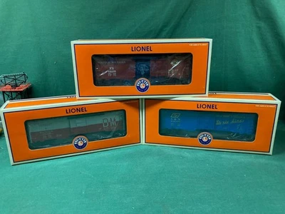 Lionel O Gauge #6-39253 - Archive Collection 6464 Boxcar 3-Pack Set - Mint. - Image 1 of 4