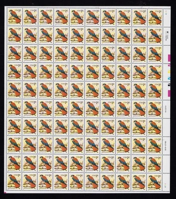 2477 American Kestrel Sheet of 100 1¢ Stamps MNH - Image 1 of 4