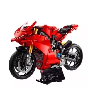 2025 MOC Technical 42202 Ducatis Panigales V4 S Motorcycle Building Blocks Model - Picture 1 of 7