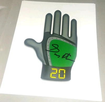 GARY PAYTON THE GLOVE SIGNED AUTOGRAPH CUSTOM ART 8X10 PHOTO PROOF 20 GP SONICS - Image 1 of 3