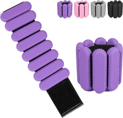 Pesas de muñeca ajustables, pesas de tobillo para mujer, juego de 2,1 lb cada una, 2 lb de mano  Foto 1 de 4