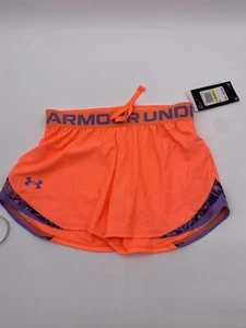 Under Armour Loose Shorts Orange Youth Medium NWT - Picture 1 of 4