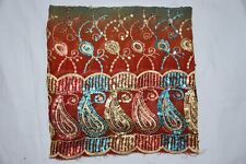 Paisley Dupatta Long Indian Hijab Women Scarf Floral Hand Embroidery Veil Stole