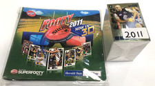 2011 Herald Sun AFL Trading Card OPENED PACK Full Base Set (221)+Official Album*