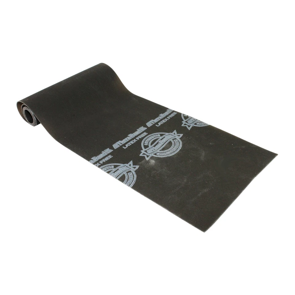 THERA-BAND TheraBand® latexfrei 3,0m SCHWARZ Besonders Schwer Gymnastikband Übungsband