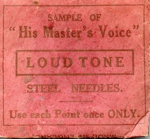 HMV PROBE VON HMV LOUD TONE STAHLNADELN - Bild 1 von 1