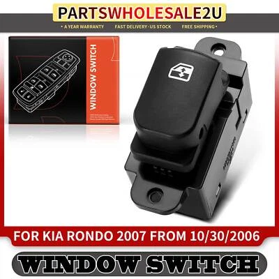 Rear Driver Left LH Side Power Window Switch for Kia Rondo 2007 From 10/30/2006 - Image 1 of 4