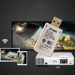 Wireless USB Adapter For Epson EX5240 EX5250 EX5220 EX5230 Projector - Picture 1 of 4