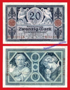 ALEMANIA GERMANY 20 Mark marcos 1915 Pick 63 SC- / aUNC - Imagen 1 de 1