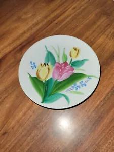 Vintage handbemalter Tulpenteller - Bild 1 von 5