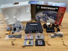 Nintendo 64 console boxed + official controller + games + rumble pak N64 Pal