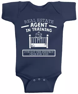Threadrock Baby Real Estate Agent In Training Infant Bodysuit Gift - Picture 1 of 14