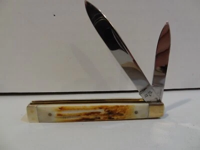 NEW FROST CUTLERY BURNT BONE DOCTORS DRS KNIFE 3-3/4" 2-BLADE German Stainless - Image 1 of 4