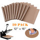 3/10 Pack PTFE Teflon Sheets for Heat Press Non Stick Reusable 12*x16* Craft Mat