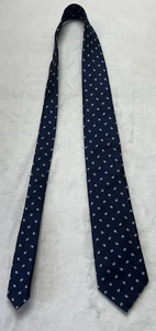 POLO Ralph Lauren Youth Boys Necktie 100% Silk Blue Paisley Tie 42” FLAW - Picture 1 of 14