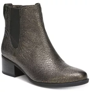 NUEVO Naturalizador Dallas Chelsea Botas de Cuero al Tobillo EE. UU. 7.5 Bronce Metálico - Imagen 1 de 12
