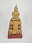 Antiker Buddha Thailand Siam Holz aus alter Sammlung Sammlungsauflösung 432